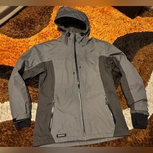Ultimate Terrain, Gray, Full Zip, Waterproof, Jacket